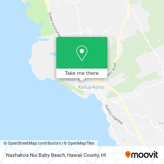 Nashakoa Nui Baby Beach map