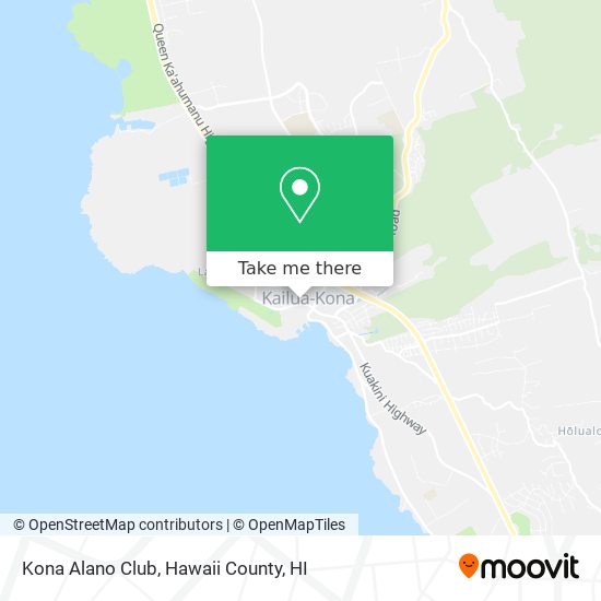 Kona Alano Club map