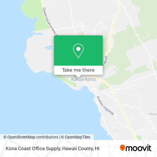 Kona Coast Office Supply map