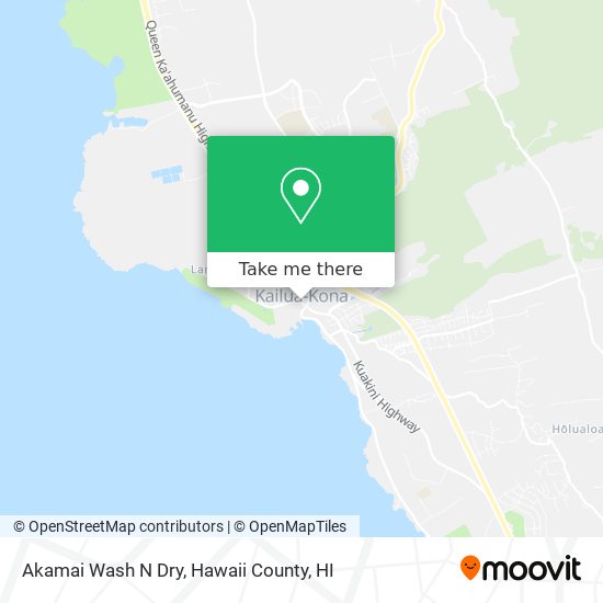 Akamai Wash N Dry map