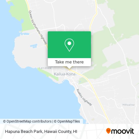 Hapuna Beach Park map