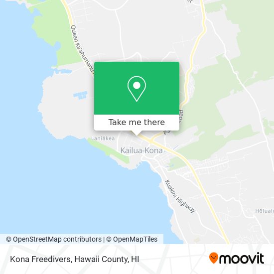 Kona Freedivers map