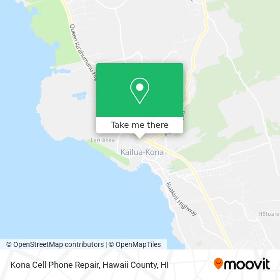 Kona Cell Phone Repair map