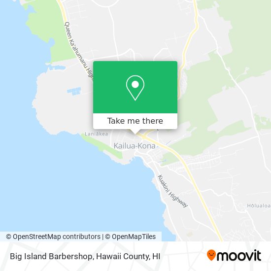 Big Island Barbershop map