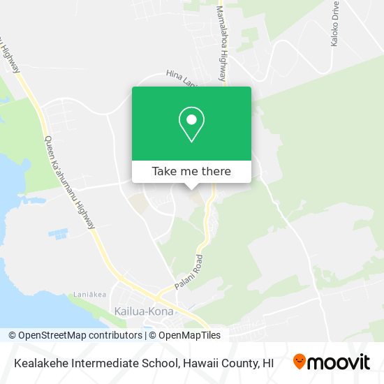 Kealakehe Intermediate School map