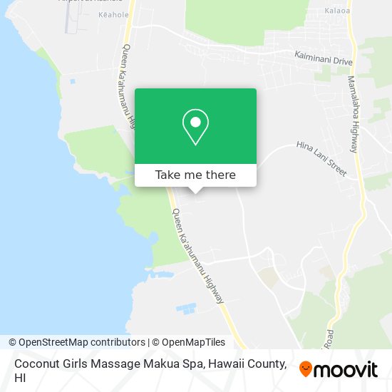 Mapa de Coconut Girls Massage Makua Spa