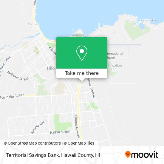 Territorial Savings Bank map