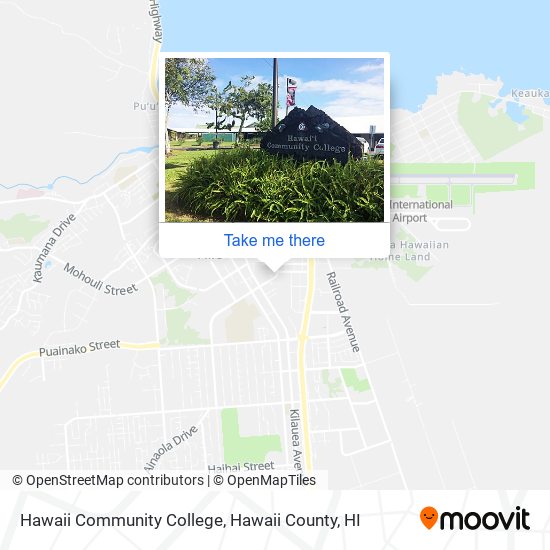 Hawaii Community College map