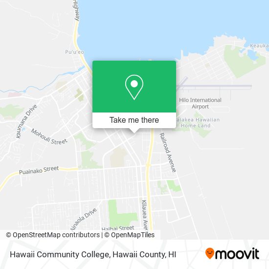 Hawaii Community College map