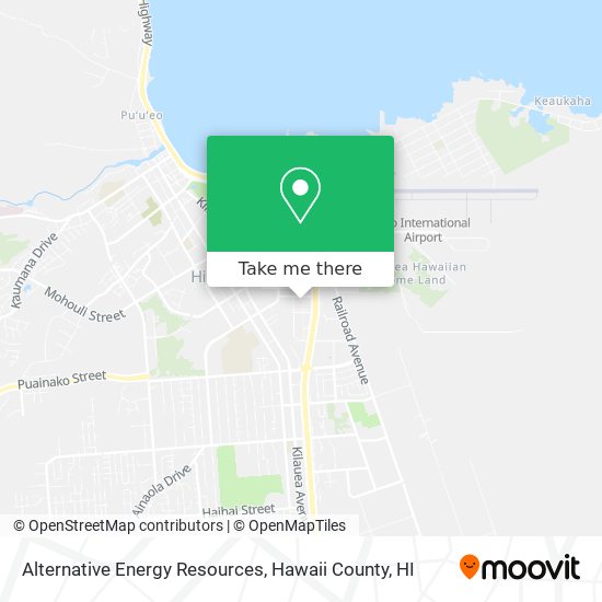 Alternative Energy Resources map