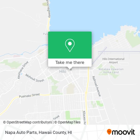 Napa Auto Parts map