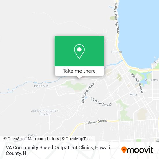 VA Community Based Outpatient Clinics map