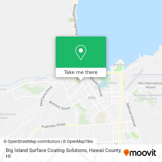 Big Island Surface Coating Solutions map