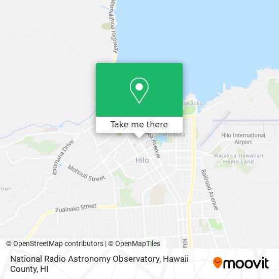 National Radio Astronomy Observatory map