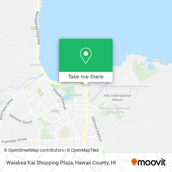 Waiakea Kai Shopping Plaza map