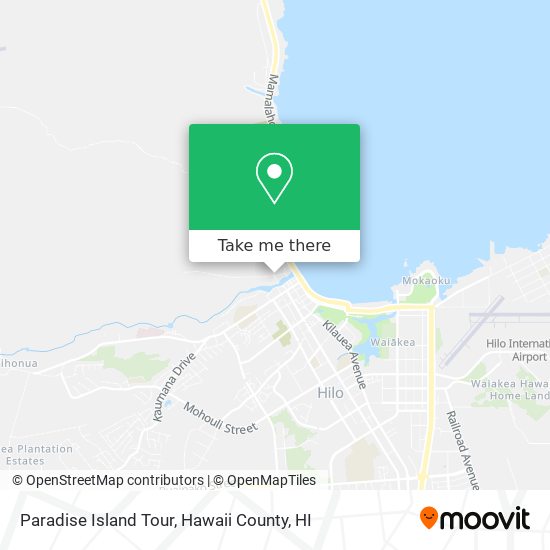 Mapa de Paradise Island Tour