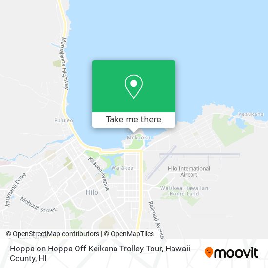 Hoppa on Hoppa Off Keikana Trolley Tour map
