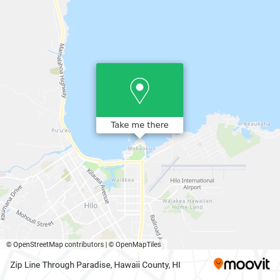 Zip Line Through Paradise map