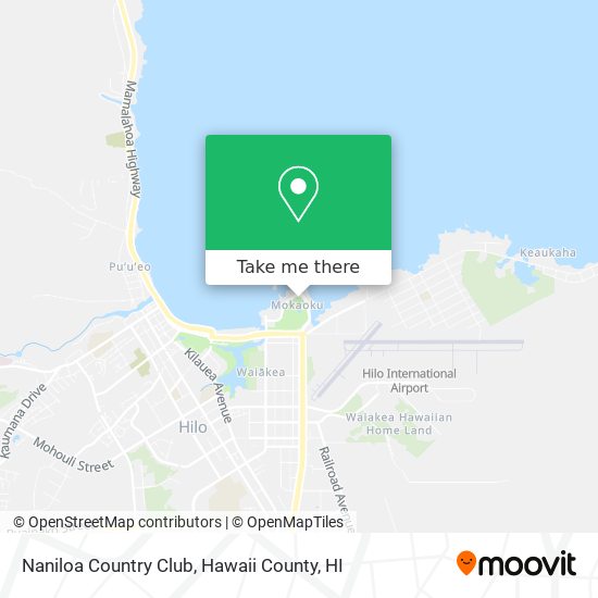 Mapa de Naniloa Country Club