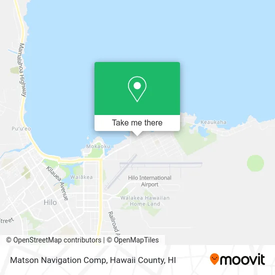 Matson Navigation Comp map