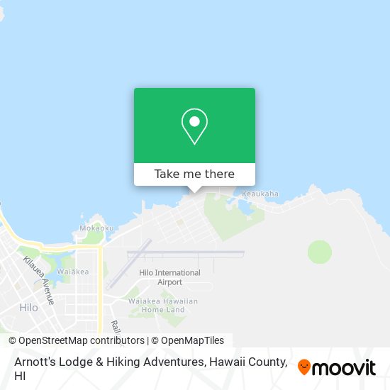 Arnott's Lodge & Hiking Adventures map