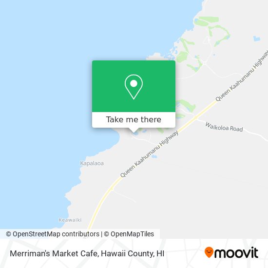 Merriman's Market Cafe map