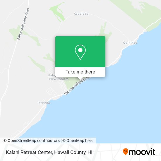 Kalani Retreat Center map