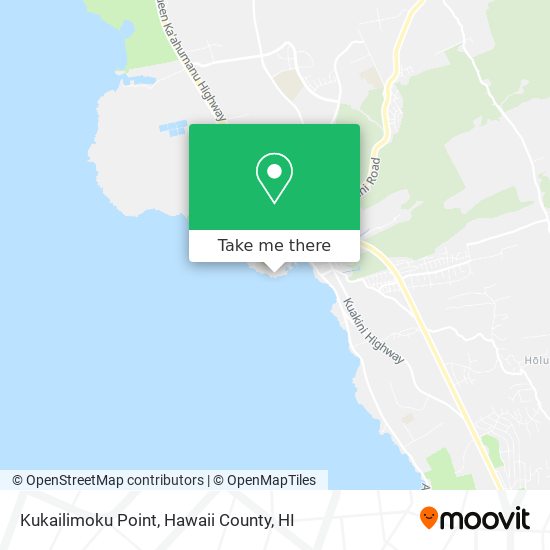 Kukailimoku Point map