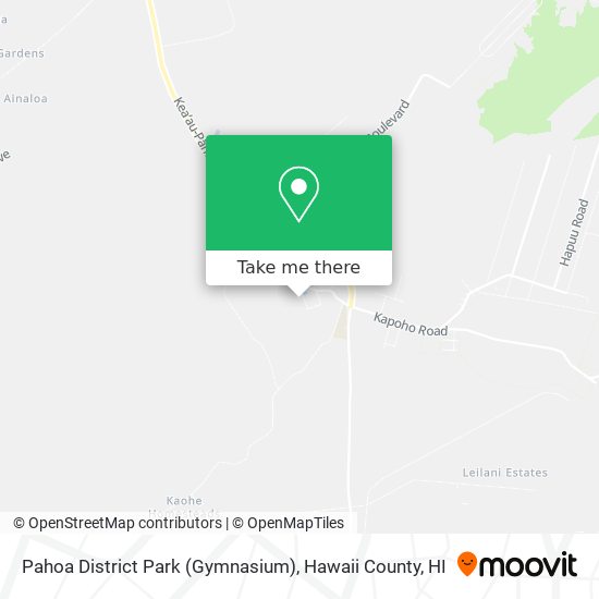 Pahoa District Park (Gymnasium) map