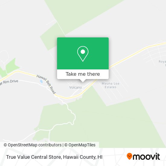 True Value Central Store map