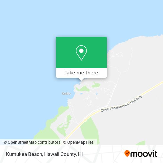 Mapa de Kumukea Beach