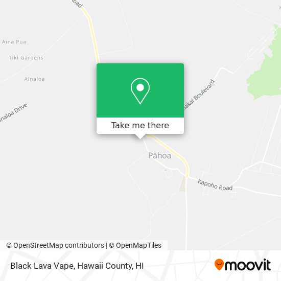 Black Lava Vape map