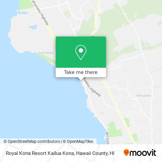 Mapa de Royal Kona Resort Kailua Kona