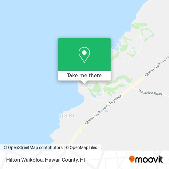 Hilton Waikoloa map