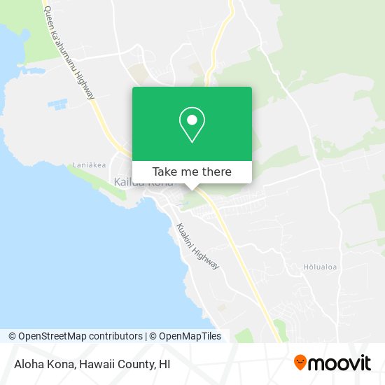 Aloha Kona map