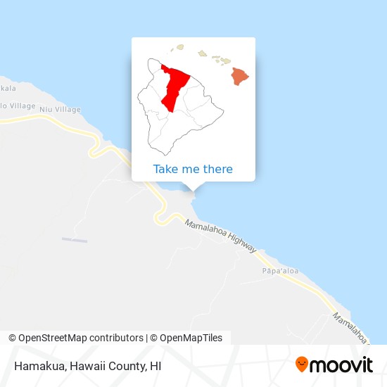 Mapa de Hamakua