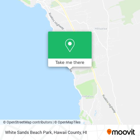 Mapa de White Sands Beach Park