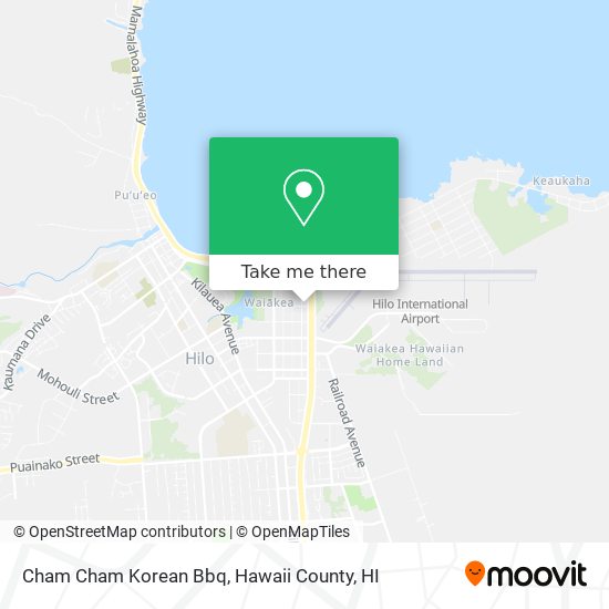 Mapa de Cham Cham Korean Bbq