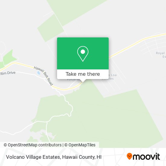 Mapa de Volcano Village Estates