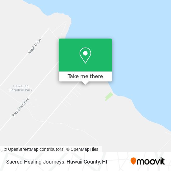 Sacred Healing Journeys map