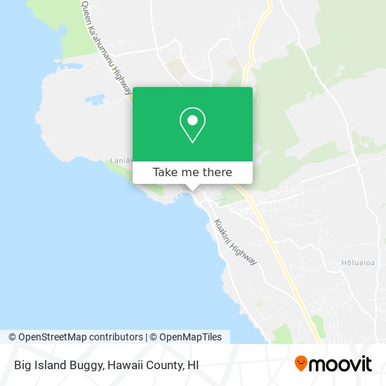 Mapa de Big Island Buggy