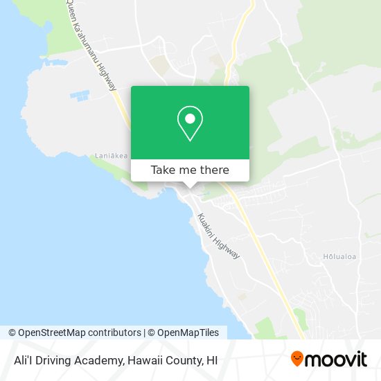 Mapa de Ali'I Driving Academy