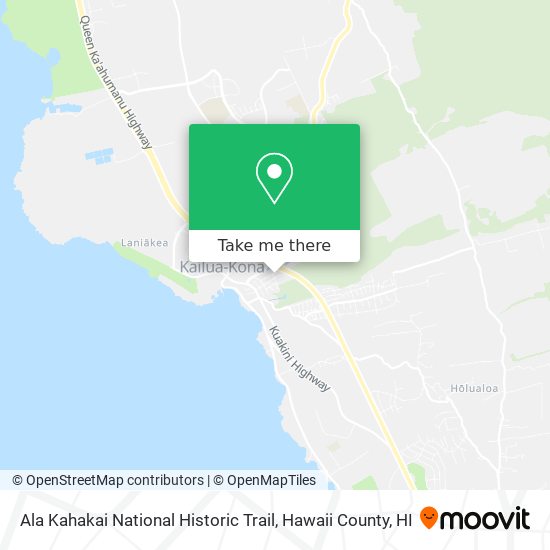 Ala Kahakai National Historic Trail map