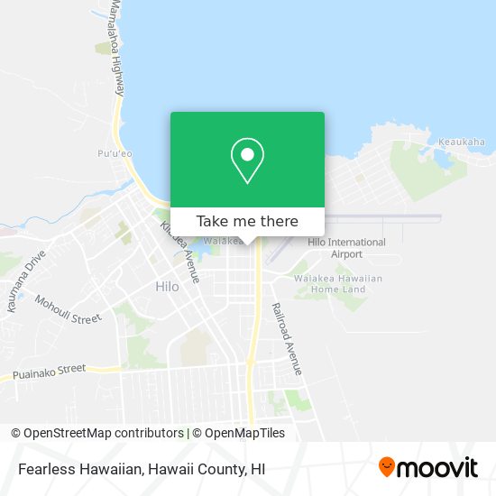 Fearless Hawaiian map