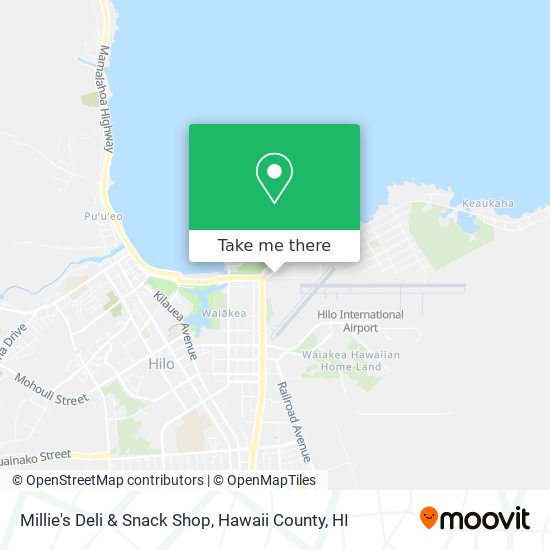 Millie's Deli & Snack Shop map