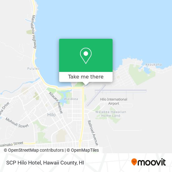 SCP Hilo Hotel map