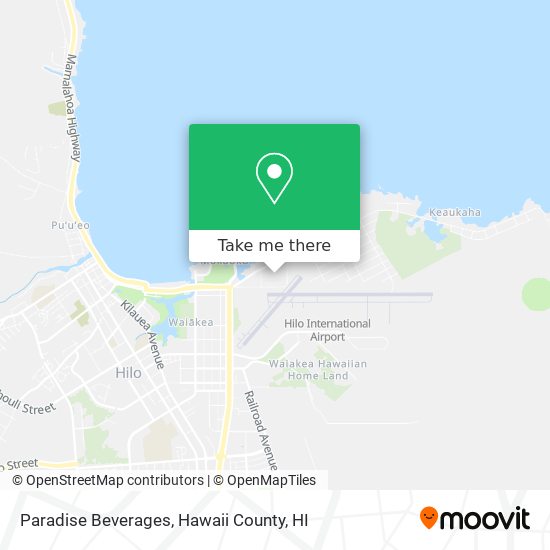 Paradise Beverages map