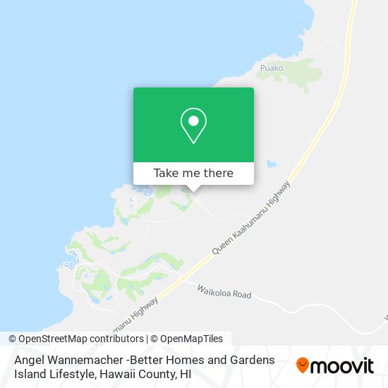 Angel Wannemacher -Better Homes and Gardens Island Lifestyle map