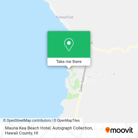 Mauna Kea Beach Hotel, Autograph Collection map