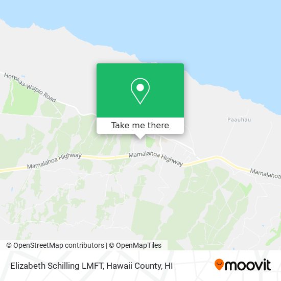 Elizabeth Schilling LMFT map